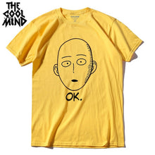 Load image into Gallery viewer, THE COOLMIND 100% cotton ANIME One Punch Man Printed men T shirt Fashion cool confortable men&#39;s  Tshirt casual t-shirt for men