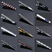 Load image into Gallery viewer, DY new high-quality enamel men&#39;s wedding tie clip high-end brand luxury design exquisite pattern crystal tie clip Free Delivery