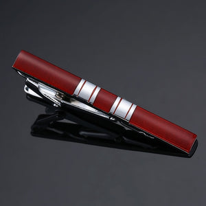 DY new high-quality enamel men's wedding tie clip high-end brand luxury design exquisite pattern crystal tie clip Free Delivery