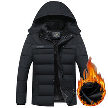 Load image into Gallery viewer, New Winter Jacket Men -20 Degree Thicken Warm Men Parkas Hooded Coat Fleece Man&#39;s Jackets Outwear Jaqueta Masculina