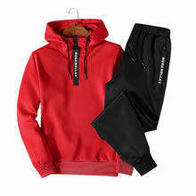 Load image into Gallery viewer, Men Clothing Set Sportswear 2018 Autumn New Hoodies Sweatshirts Sporting Sets Men&#39;s Tracksuits Two Piece Hoodies+Pants 2pcs Sets