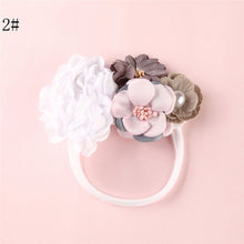 Load image into Gallery viewer, BalleenShiny Fashion Florals Headband Newborn Baby Elastic Princess Hairbands Child Kids Pearl Fresh Style Cute Headwear Gifts