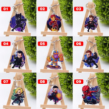 Load image into Gallery viewer, Cute Cartoon Keychain Naruto/My Hero Academia Key Chain Ring Anime Dragonball Keyring Hot Sales