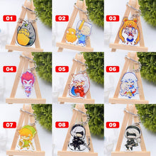 Load image into Gallery viewer, Cute Cartoon Keychain Naruto/My Hero Academia Key Chain Ring Anime Dragonball Keyring Hot Sales