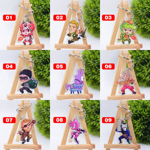 Cute Cartoon Keychain Naruto/My Hero Academia Key Chain Ring Anime Dragonball Keyring Hot Sales