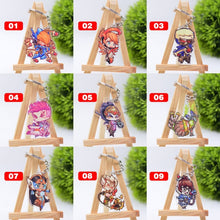 Load image into Gallery viewer, Cute Cartoon Keychain Naruto/My Hero Academia Key Chain Ring Anime Dragonball Keyring Hot Sales