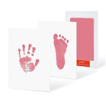 Load image into Gallery viewer, Baby Care Non-Toxic Baby Handprint Footprint Imprint Kit Baby Souvenirs Casting Newborn Footprint Ink Pad Infant Clay Toy Gifts