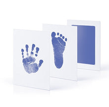 Load image into Gallery viewer, Baby Care Non-Toxic Baby Handprint Footprint Imprint Kit Baby Souvenirs Casting Newborn Footprint Ink Pad Infant Clay Toy Gifts