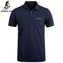 Load image into Gallery viewer, Pioneer Camp Brand Clothing Men Polo Shirt Men Business Casual Solid Male Polo Shirt Short Sleeve High Quality Pure Cotton