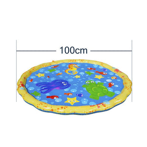 Inflatable Infants Tummy Time Activity Mat Baby Play Water Mat Toys for Kids Mat Summer Swimming Beach Pool Game Baby Gyms Mat