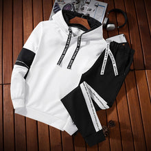 Load image into Gallery viewer, Men Clothing Set Sportswear 2018 Autumn New Hoodies Sweatshirts Sporting Sets Men&#39;s Tracksuits Two Piece Hoodies+Pants 2pcs Sets