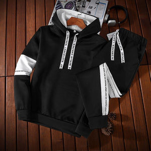 Men Clothing Set Sportswear 2018 Autumn New Hoodies Sweatshirts Sporting Sets Men's Tracksuits Two Piece Hoodies+Pants 2pcs Sets