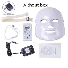 Load image into Gallery viewer, LED Facial Mask Therapy 7 Colors Face Mask Machine Photon Therapy Light Skin Care Wrinkle Acne Removal Face Beauty for Home use