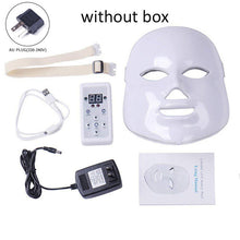 Load image into Gallery viewer, LED Facial Mask Therapy 7 Colors Face Mask Machine Photon Therapy Light Skin Care Wrinkle Acne Removal Face Beauty for Home use