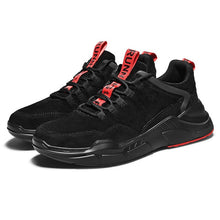 Load image into Gallery viewer, SUROM Running Shoes For Men Summer Sneakers Breathable Mesh Outdoor Sport Shoes Men Increase Black  Upper Lace Up Male Shoes