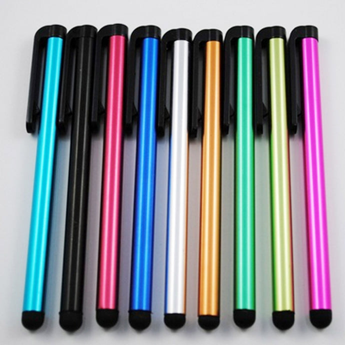 10pcs/lot Capacitive Touch Screen Stylus Pen for IPhone IPad IPod Touch Suit for Other Smart Phone Tablet Metal Stylus Pencil