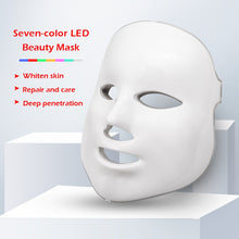 Load image into Gallery viewer, LED Facial Mask Therapy 7 Colors Face Mask Machine Photon Therapy Light Skin Care Wrinkle Acne Removal Face Beauty for Home use