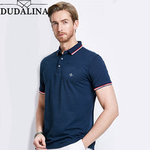 Load image into Gallery viewer, Dudalina Short Sleeve Polo Shirt Men 2019 Summer Casual &amp; Business Brand  Embroidery Striped Polos Shirts Para Hombre