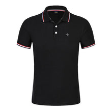 Load image into Gallery viewer, Dudalina Short Sleeve Polo Shirt Men 2019 Summer Casual &amp; Business Brand  Embroidery Striped Polos Shirts Para Hombre