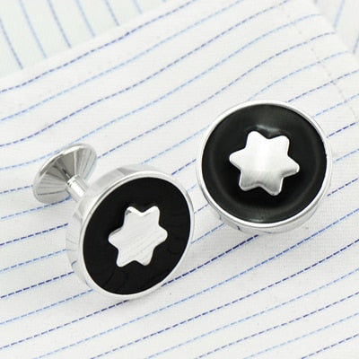 FLEXFIL Luxury shirt cufflinks for men's Brand cuff buttons cuff links gemelos High Quality round wedding abotoaduras Jewelry