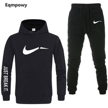 Load image into Gallery viewer, Men&#39;s Tracksuit 2 sets of new fashion jacket sportswear men&#39;s sweatpants hoodies spring and autumn men&#39;s brand hoodies pants