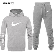 Load image into Gallery viewer, Men&#39;s Tracksuit 2 sets of new fashion jacket sportswear men&#39;s sweatpants hoodies spring and autumn men&#39;s brand hoodies pants