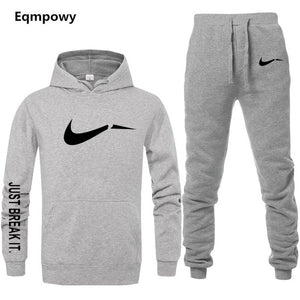 Men's Tracksuit 2 sets of new fashion jacket sportswear men's sweatpants hoodies spring and autumn men's brand hoodies pants