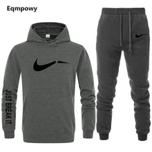 Load image into Gallery viewer, Men&#39;s Tracksuit 2 sets of new fashion jacket sportswear men&#39;s sweatpants hoodies spring and autumn men&#39;s brand hoodies pants