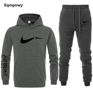 Men's Tracksuit 2 sets of new fashion jacket sportswear men's sweatpants hoodies spring and autumn men's brand hoodies pants