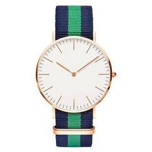 Load image into Gallery viewer, 18 Styles Ultra Slim Quartz Watch Simple Nylon Band Relogio Masculino  Fashion woman men Wristwatches Geneva Ladies Quartz Watch