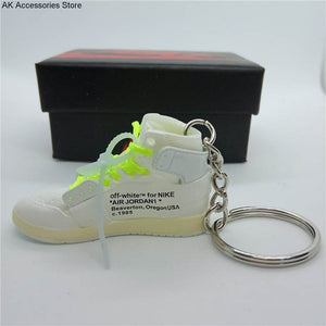 Personality DIY Air Jordan Generation AIR JORDAN1-13 Stereo 3D Sneaker Model Keychain For Gift