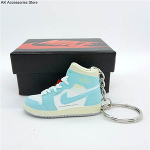 Personality DIY Air Jordan Generation AIR JORDAN1-13 Stereo 3D Sneaker Model Keychain For Gift