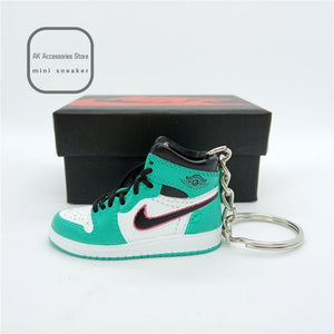 Personality DIY Air Jordan Generation AIR JORDAN1-13 Stereo 3D Sneaker Model Keychain For Gift