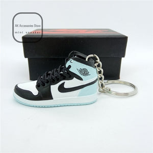 Personality DIY Air Jordan Generation AIR JORDAN1-13 Stereo 3D Sneaker Model Keychain For Gift