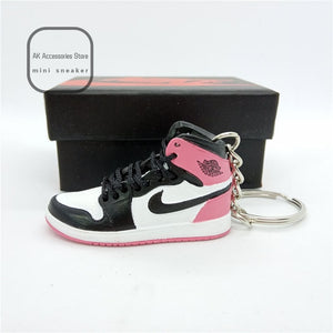 Personality DIY Air Jordan Generation AIR JORDAN1-13 Stereo 3D Sneaker Model Keychain For Gift