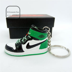 Personality DIY Air Jordan Generation AIR JORDAN1-13 Stereo 3D Sneaker Model Keychain For Gift