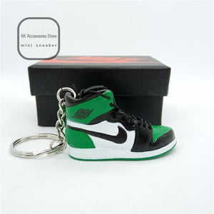 Personality DIY Air Jordan Generation AIR JORDAN1-13 Stereo 3D Sneaker Model Keychain For Gift