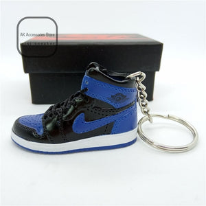 Personality DIY Air Jordan Generation AIR JORDAN1-13 Stereo 3D Sneaker Model Keychain For Gift