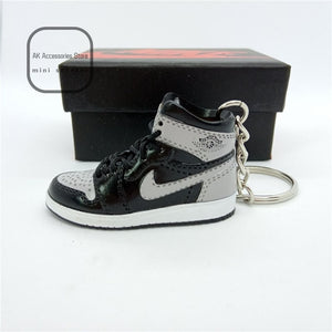 Personality DIY Air Jordan Generation AIR JORDAN1-13 Stereo 3D Sneaker Model Keychain For Gift