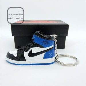 Personality DIY Air Jordan Generation AIR JORDAN1-13 Stereo 3D Sneaker Model Keychain For Gift