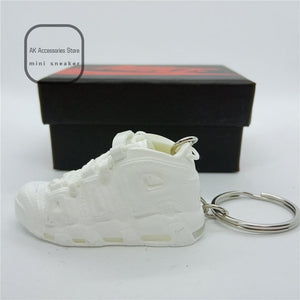 Personality DIY Air Jordan Generation AIR JORDAN1-13 Stereo 3D Sneaker Model Keychain For Gift