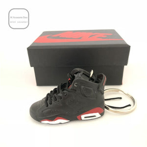 Personality DIY Air Jordan Generation AIR JORDAN1-13 Stereo 3D Sneaker Model Keychain For Gift