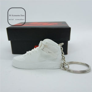 Personality DIY Air Jordan Generation AIR JORDAN1-13 Stereo 3D Sneaker Model Keychain For Gift