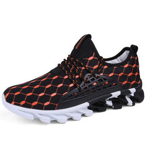 Man Running Shoes Plus Size Mesh Men Sport Shoes Lac-up Men Shoes Lightweight Comfortable Breathable Walking Sneakers 2019 New