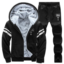 Load image into Gallery viewer, BOLUBAO New Winter Tracksuits Men Set Thicken Hoodies + Pants Suit Spring Sweatshirt Sportswear Set Male Hoodie Sporting Suits