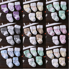 Load image into Gallery viewer, 5 Pair/lot new cotton thick baby toddler socks autumn and winter warm baby foot sock